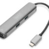 Digitus USB-C í HDMI, 3XUSB3 og RJ45  - DA-70892