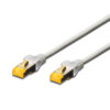 Netkapall 10 m. Cat6A S-FTP LSZH Grá - DK-1644-A-100