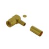 SMA 90° tengi, crump fyrir LMR200 - SMAM-90°CFL200