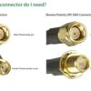 SMA 90° tengi, crump fyrir LMR200 - SMAM-90°CFL200 - Image 2