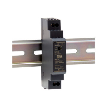 Meanwell straumbreytir fyrir DIN skinnu, 24V/15W - HDR-15-24