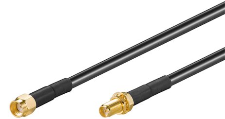Kapall fyrir WiFi loftnet með RP-RMA tengjum, framlenging 2 metrar - 51676