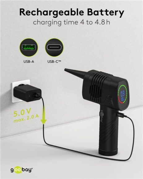 Goobay loftdæla með battery til að hreinsa ryk og fleira - 61667 - Image 9