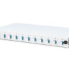 Ljósleiðaraskúffa 1U með 12X LC DX OS2 með splice kassettu - DN-96331/9