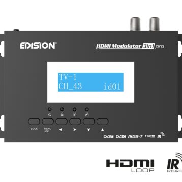 Mótari DVB-T með HDMI í gegn, Edision - DVBT3in1Pro