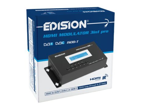 Mótari DVB-T með HDMI í gegn, Edision - DVBT3in1Pro - Image 7