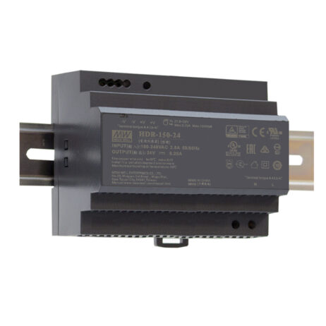 Meanwell straumbreytir fyrir DIN skinnu, 48V/150W - HDR-150-48