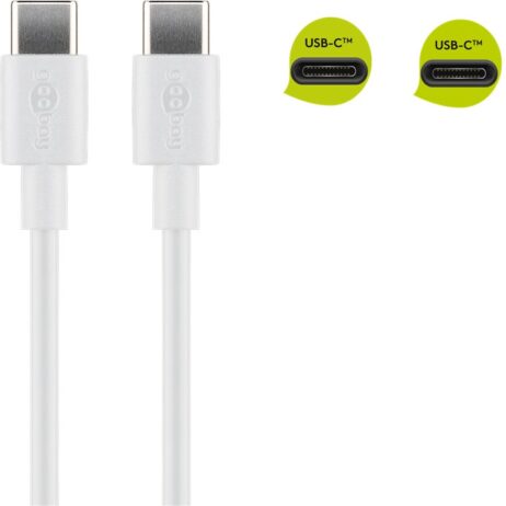 USB-C í USB-C snúra, 1 meter - 66317 - Image 2