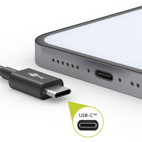 USB-C í USB-C snúra, 1 meter - 66317 - Image 3