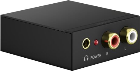 Breytir stafrænu hljóði í hliðrænt eða frá optical í RCA - 58493