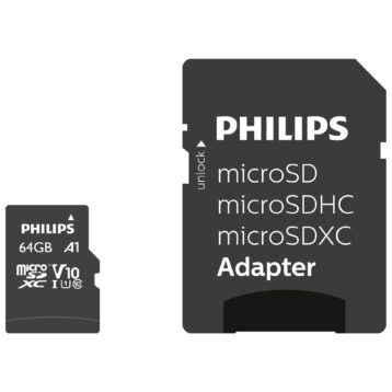 Philips MicroSDXC kort, 64Gb - FM64MP45B/00