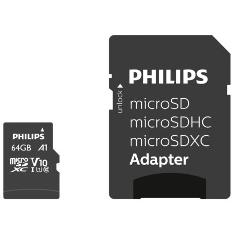 Philips MicroSDXC kort, 64Gb - FM64MP45B/00