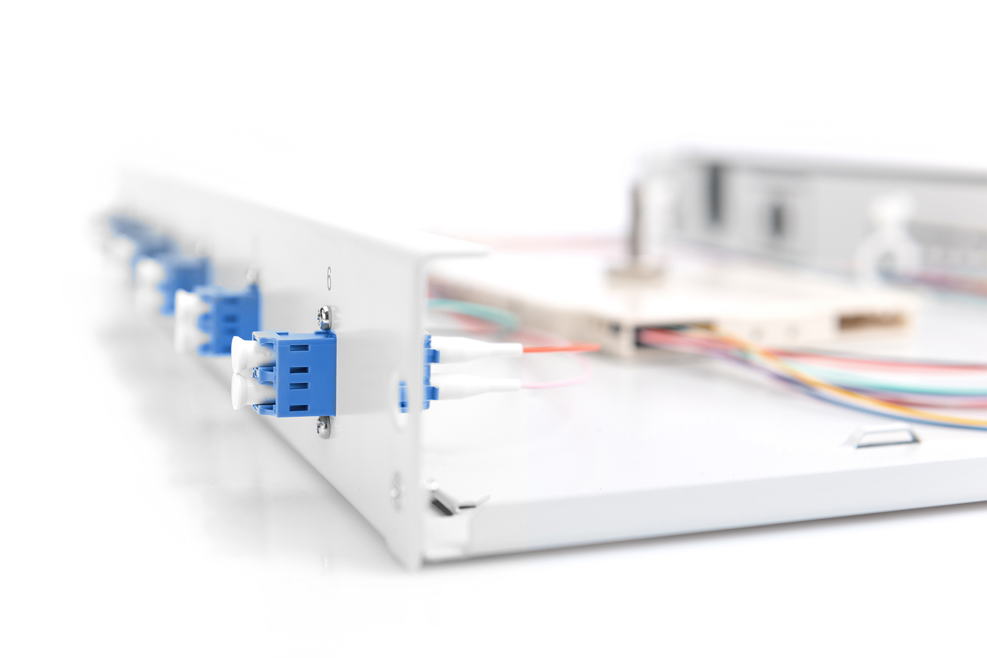 Ljósleiðaraskúffa 1U með 6X LC DX OS2 með splice kassettu - DN-96330/9 - Image 5