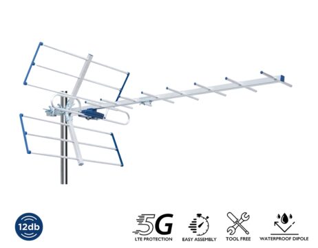 EDISION UHF loftnet, 12dB - YAGI12