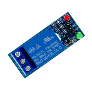 Relay borð með 1 út - RelayM1