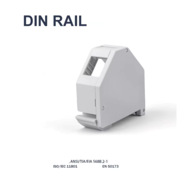 Festing fyrir keystone tengi fyrir DIN skinnu - LW-2613