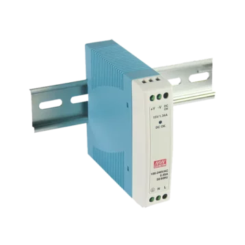 Meanwell straumbreytir fyrir DIN skinnu, 12V/10W - MDR-10-12