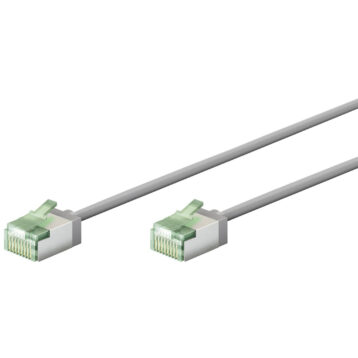 Netkapall 1 m. Cat8.1, U-FTP LSZH, Grár - 74346